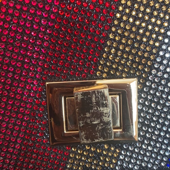 Rhinestone clutch or crossbody bag! Purchased from Macy’s no brand labeled. - Picture 2 of 5